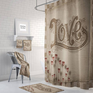 The Grunge Love Shower Curtain
