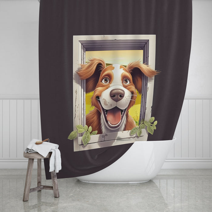 Doggone Cute Shower Curtain