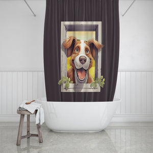 Doggone Cute Shower Curtain