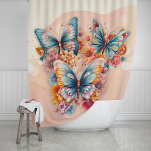 Butterfly Bliss Shower Curtain