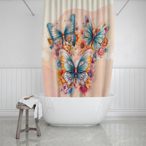 Butterfly Bliss Shower Curtain