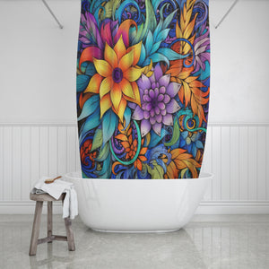 Maphistique Floral Shower Curtain