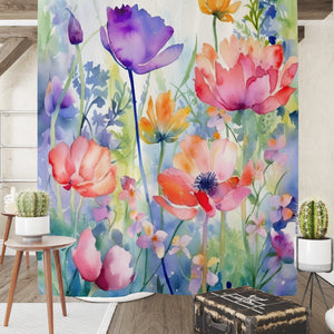 Cottage Garden Floral Shower Curtain