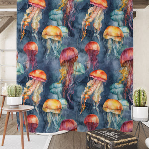 Jelly Fish Coastal Shower Curtain