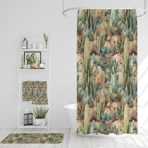 Southwest Cactus Shower Curtain