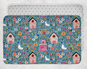 Folk Art Cottages Shower Curtain With Options