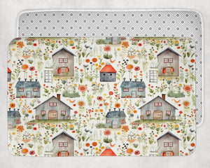 Cottage Core Farm Floral Shower Curtain With Options