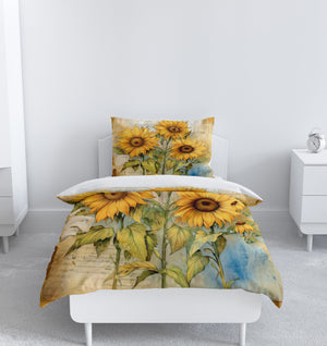 Redistashia Sunflower Floral Bedding Set