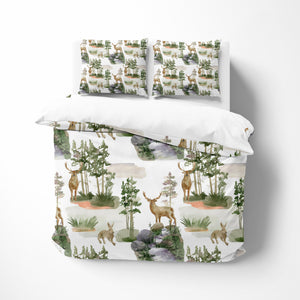 Whitetail Forest Deer Bedding Set