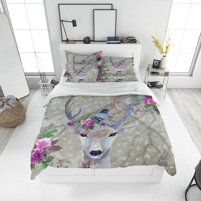 Whimsical Deer Comforter or Duvet Cover