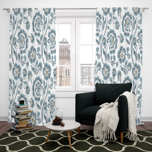 Vining Floral Window Curtains