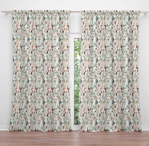 Elise Wildflower Floral Window Curtains