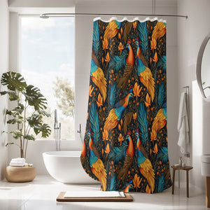 Fancy Peacocks Shower Curtain