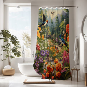 Flossie Beth Garden Floral Shower Curtain