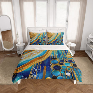 Geode Abstract Comforter or Duvet Cover Set