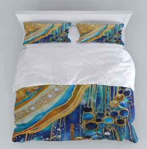 Geode Abstract Comforter or Duvet Cover Set
