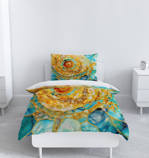 Yenngilea Boho Abstract Comforter or Duvet Cover Set