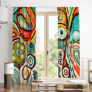 “Color Burst: Standout Colorful Window Curtains for Your Home