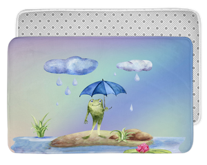 Rainy Day Frog Shower Curtain With Options