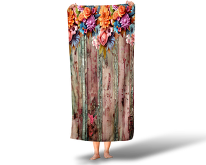 Kitfeneh Floral Shower Curtain With Options