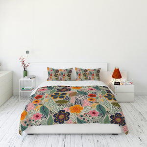 Whinxton Queen Floral  Duvet Cover Set Special Offer