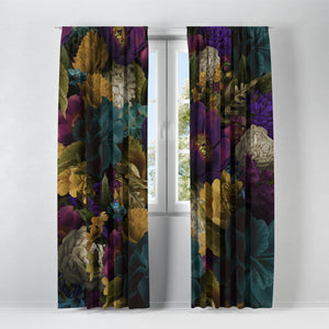 Romantic Floral Window Curtains