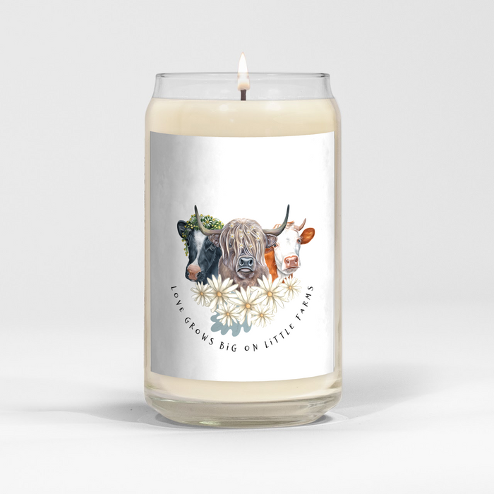 Love Grows Big On Little Farms Candle
