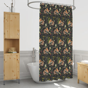 Butterfly Moth Shower Curtain