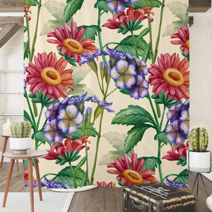 Mid Summer Bloom Shower Curtain Or Floral Bath Set