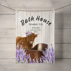 Farmhouse Bath House Shower Curtain with Options