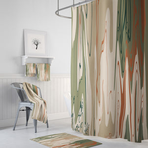 Desert Swirl Shower Curtain