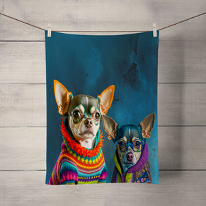 Chihuahuas in Sweaters Shower Curtain