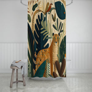 Tiger Jungle Shower Curtain
