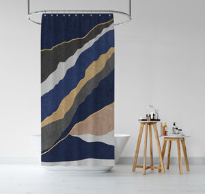 Modernist Abstract  Shower Curtain