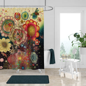 Arlo Floral Shower Curtain Optional Set