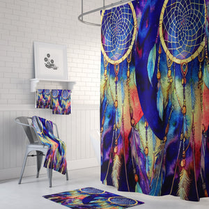 Dreamcatcher Collage Shower Curtain Optional Set