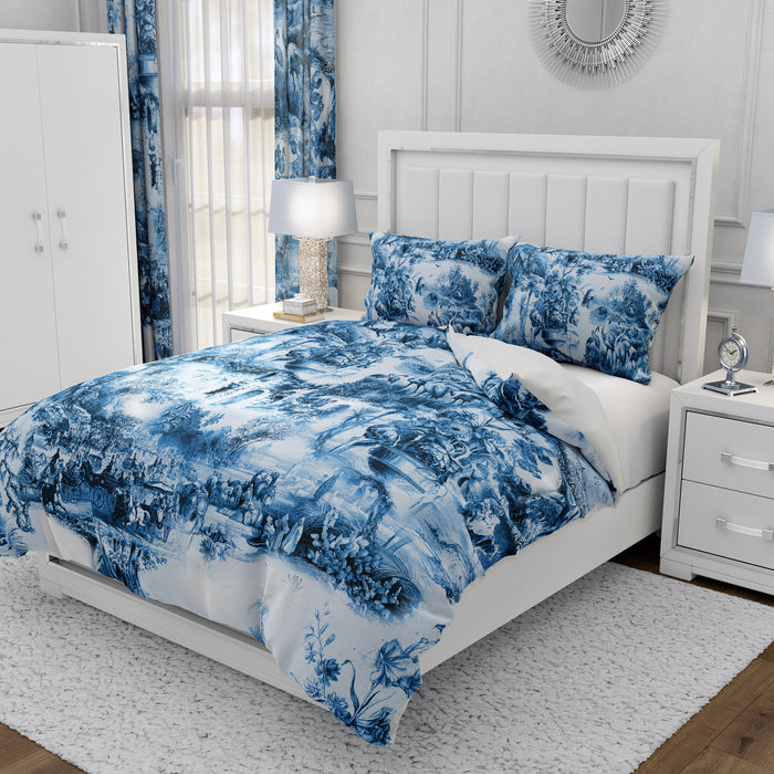 Chinoiserie Blue Bedding
