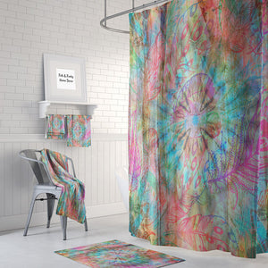 Tie Dye Shower Curtain
