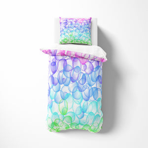 Bubbly Pastel Comforter or Duvet Cover