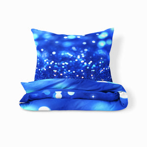 Eclectic Blue Brokeh Comforter OR Duvet Cover Set