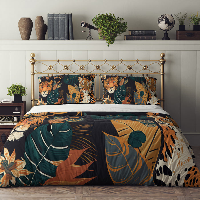 Tiger Bedding Set, Reversible Comforter, Or Duvet Cover
