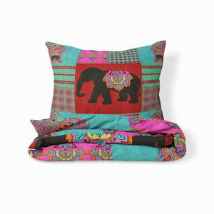Boho Indie Elephant Bedding