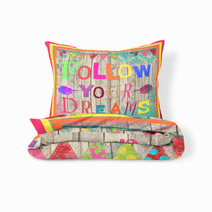 Positive Vibe Colorful Bedding Set