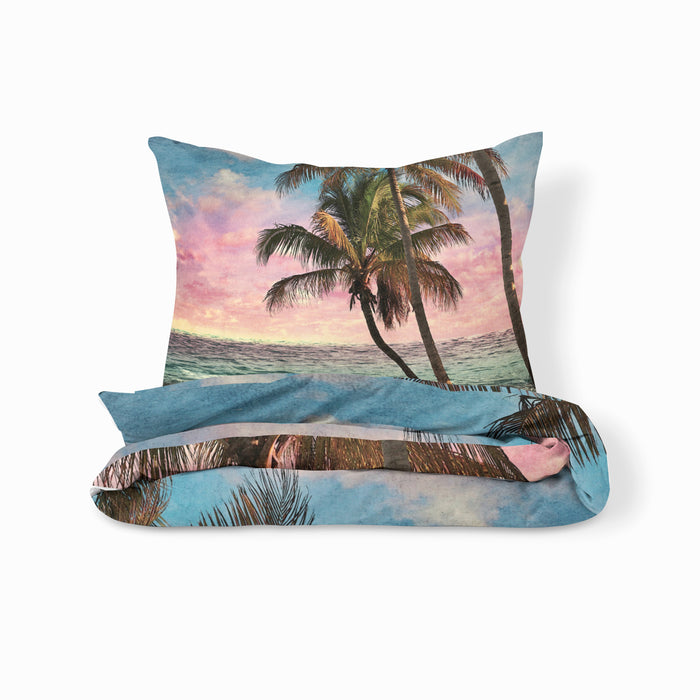 Tropical Beach Bedding Set