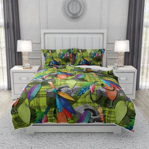 Fishing Lures Lodge Style Bedding