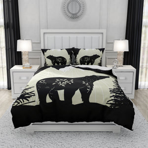 Rustic Woodland Bear Bedding Set