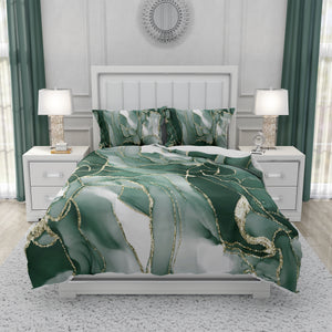 Swirling Sage Comforter OR Duvet Cover Set