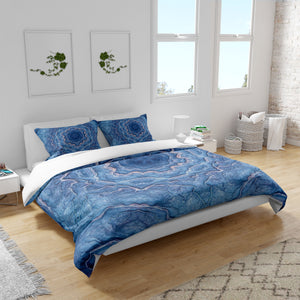Blue Bohemian Comforter OR Duvet Cover Set