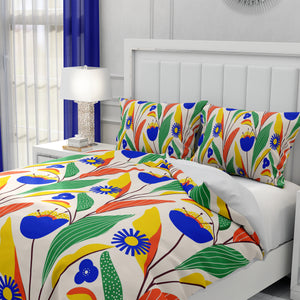 Folk Art Floral Comforter OR Duvet Cover Set