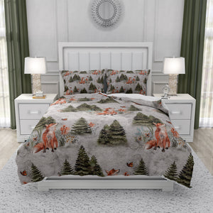 Woodland Fox Comforter OR Duvet Cover Set